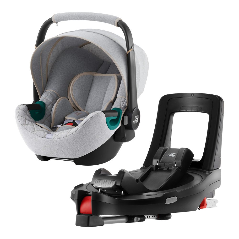 Britax Römer Infant Carrier Baby-Safe 3 i-Size incl. Flex Base iSense  Design Nordic Grey