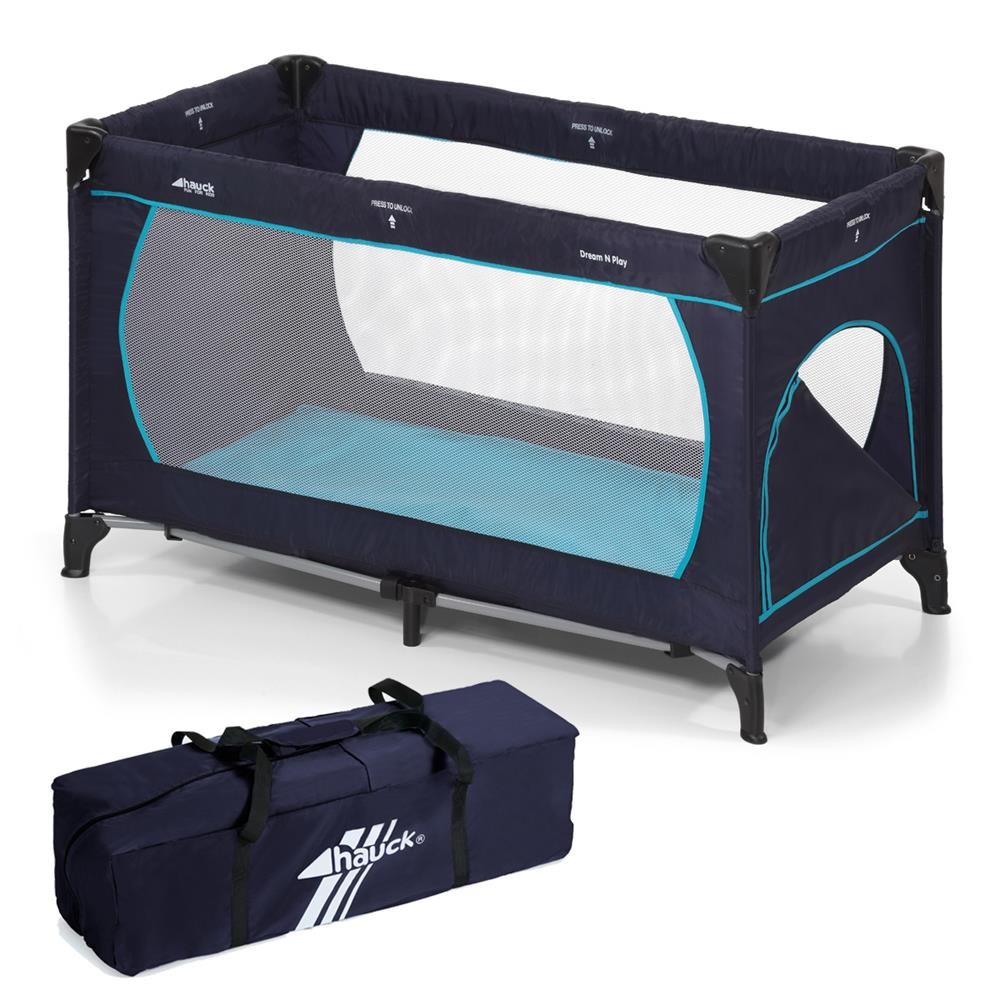 hauck travel cot and play