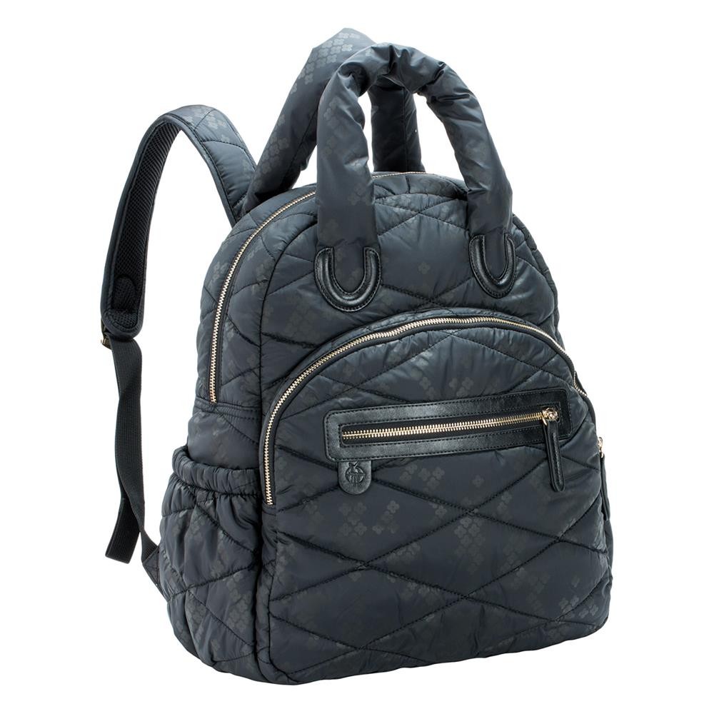 LCY Small Waterproof Diaper Bag Tote Messenger Backpack-Black