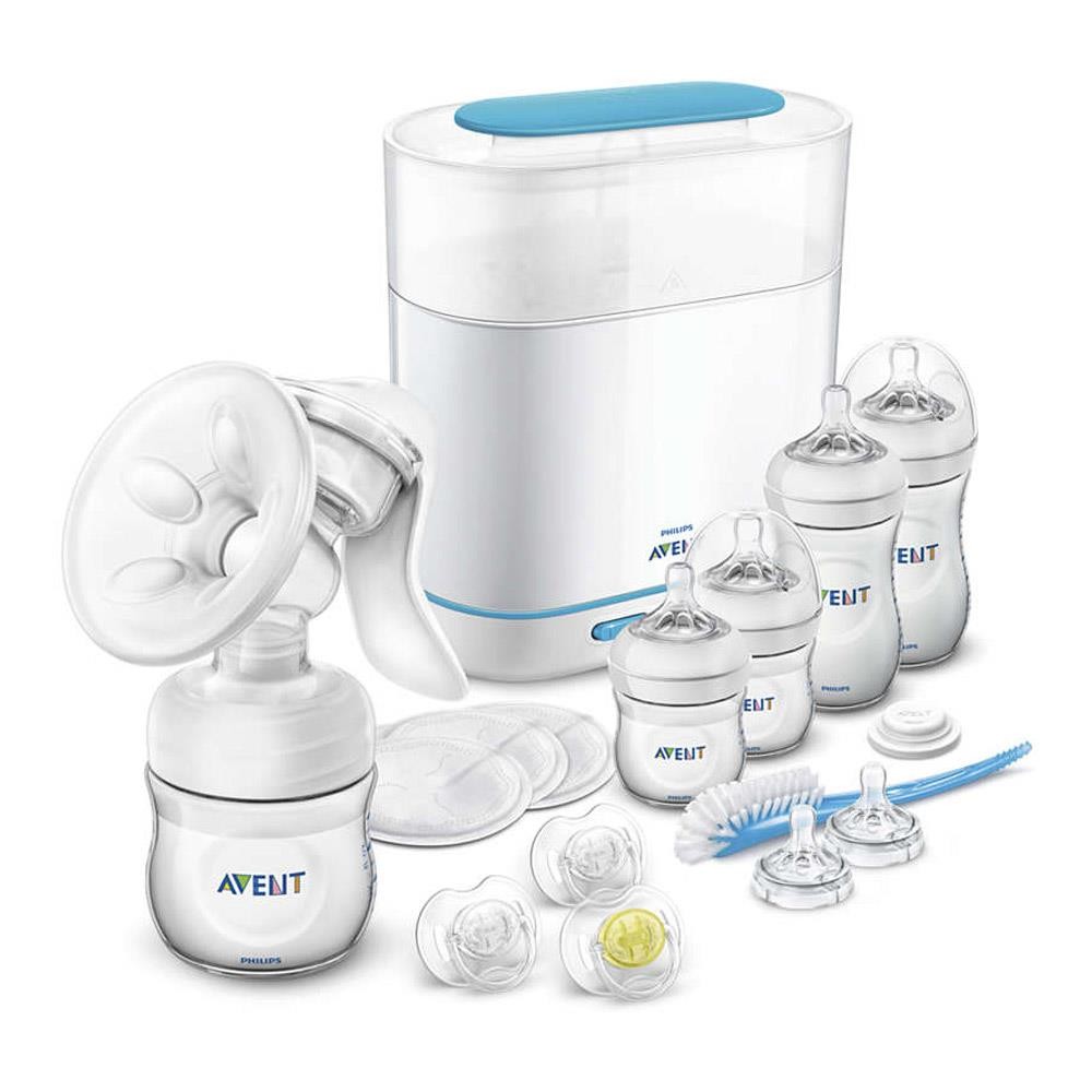 Philips AVENT Handmilchpumpen-Set mit Sterilisator / Kidscomfort.eu