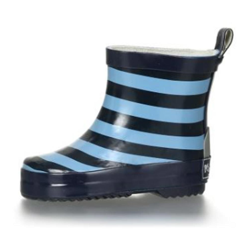 plotseling serveerster Canada Playshoes rubber boots Halbschaft Ringel Marine Hellblau | Kidscomfort.eu